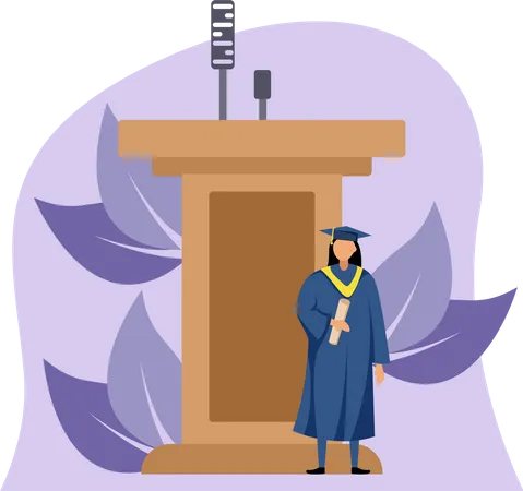 Graduation Ceremony  Illustration