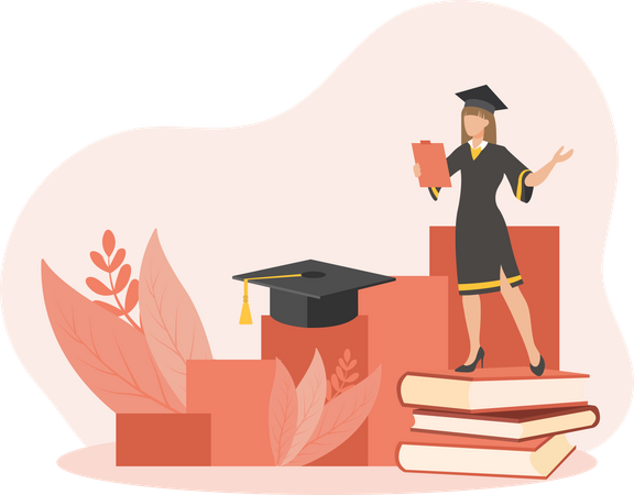 Graduation Ceremony  Illustration