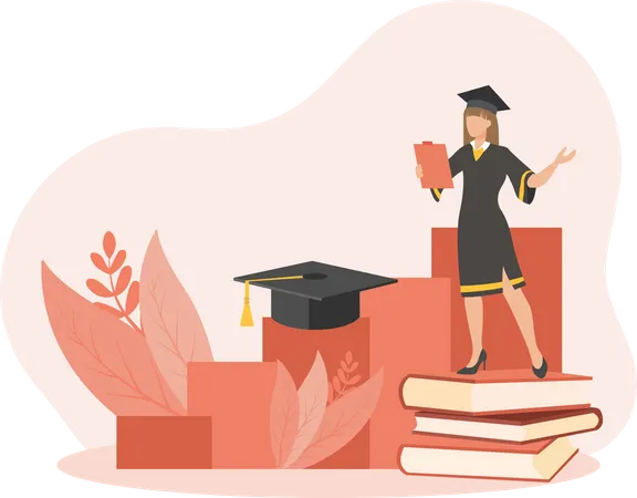 Graduation Ceremony  Illustration