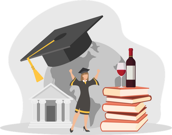 Graduation Ceremony  Illustration