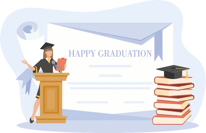 Graduation day  Illustration