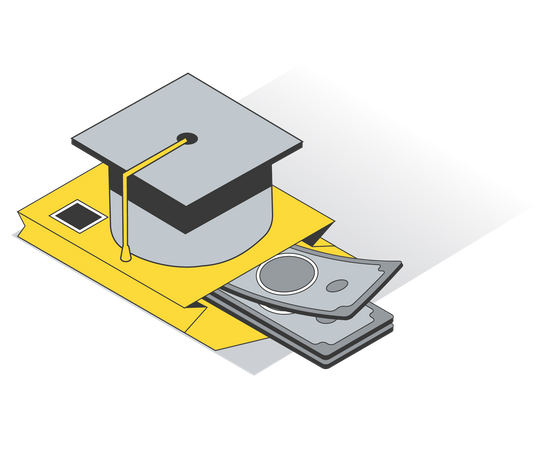 Graduation Fees  Illustration