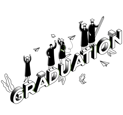 Graduation  Illustration