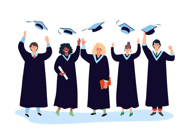 Graduation  Illustration