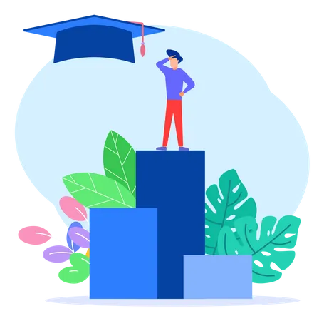 Graduation  Illustration