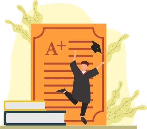 Graduation  Illustration