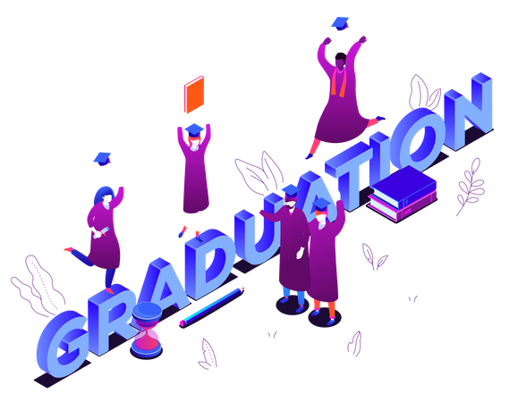 Graduation  Illustration