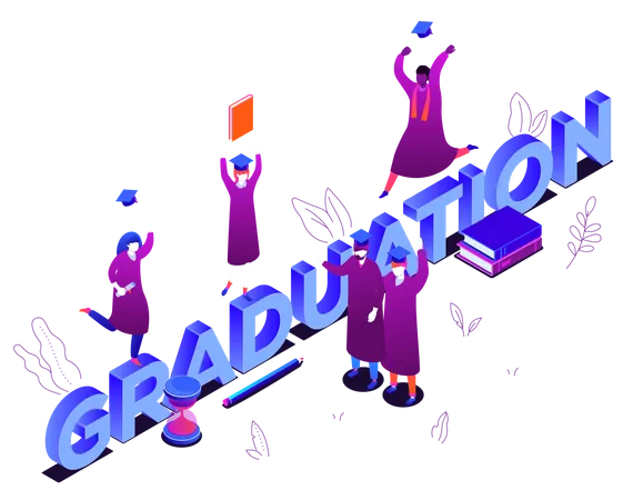 Graduation  Illustration