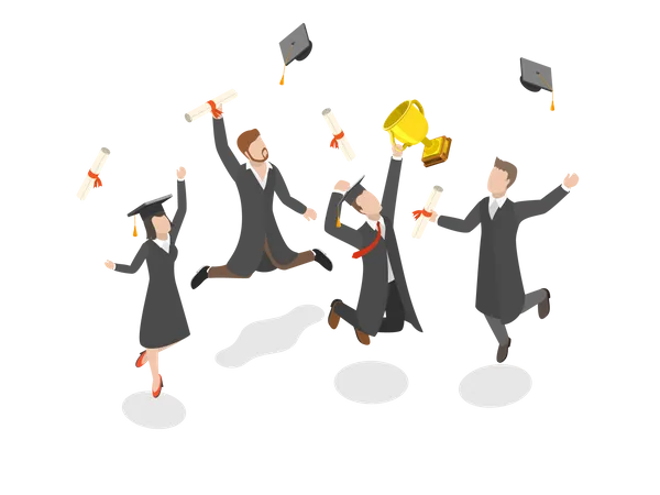 Graduation  Illustration