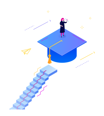 Graduation  Illustration