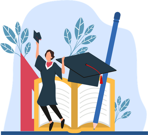 Graduation  Illustration