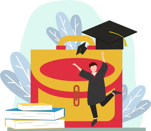 Graduation  Illustration