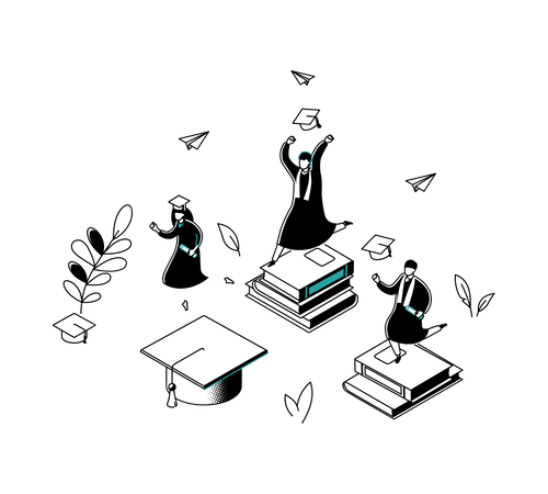 Graduation  Illustration