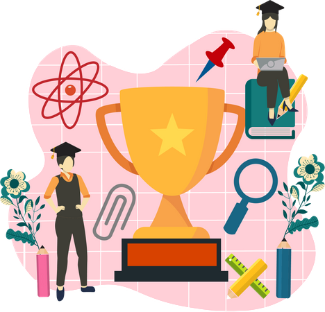 Graduation Student  일러스트레이션
