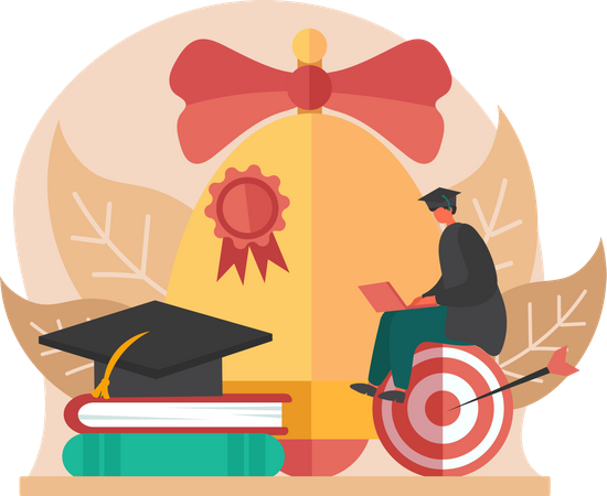 Graduation Study Target  Illustration