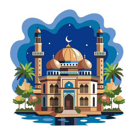 Gran mezquita  Illustration