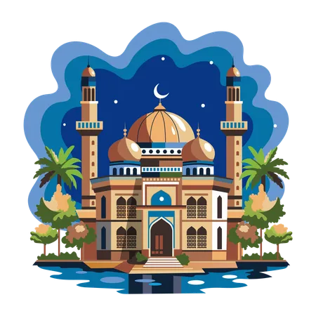 Gran mezquita  Illustration