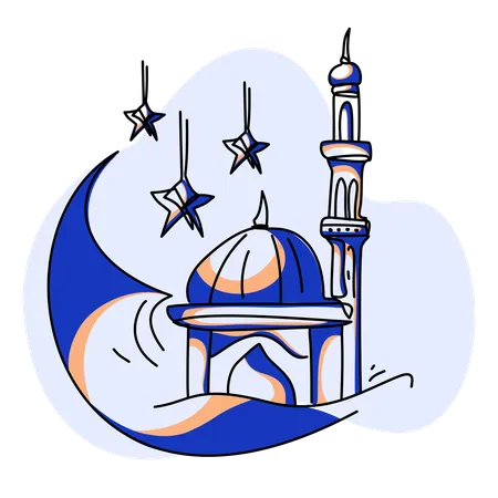 Grand Mosque  Illustration