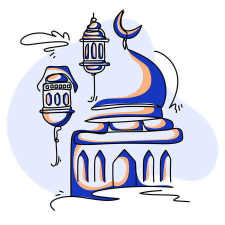 Grande mosquée  Illustration