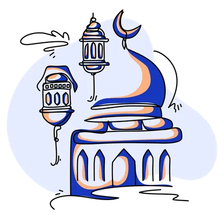 Grande mosquée  Illustration