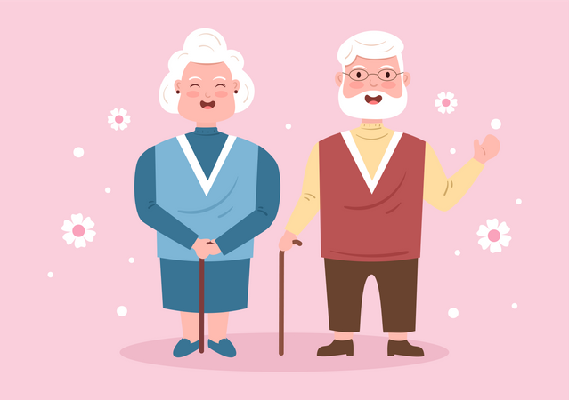 Grandparents Day  Illustration