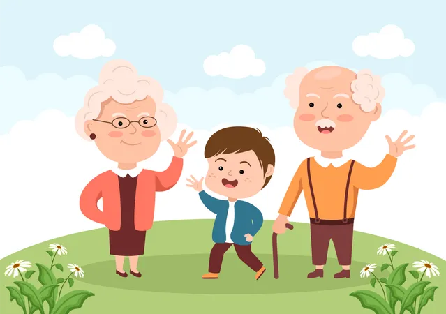 Grandparents Day  Illustration