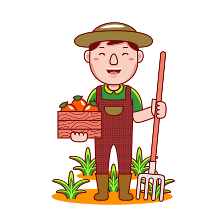 Agricultor  Ilustración
