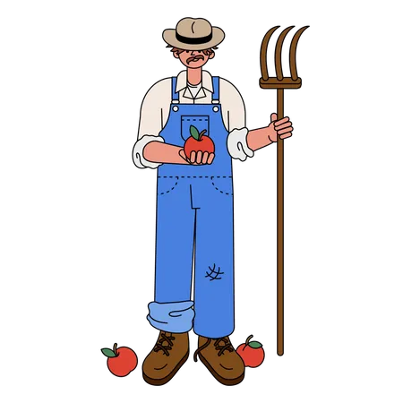 Agricultor  Ilustración