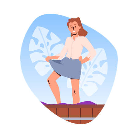 Grape stomping tradition  Illustration