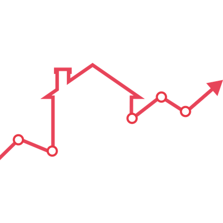 Graph house  Illustration