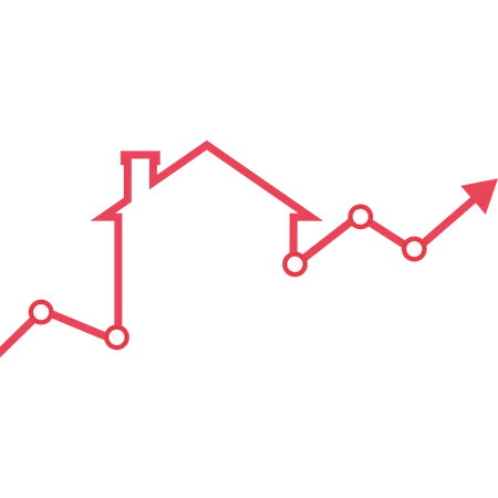 Graph house  Illustration