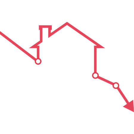 Graph house  Illustration