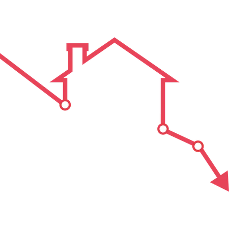 Graph house  Illustration