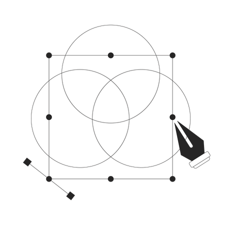 Graphic design process  Illustration