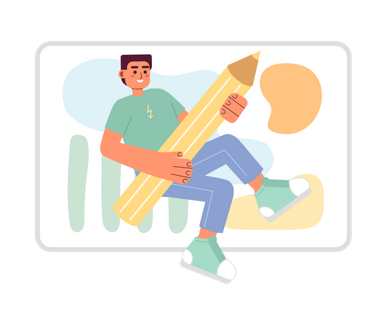 Graphic designer freelancer  Illustration