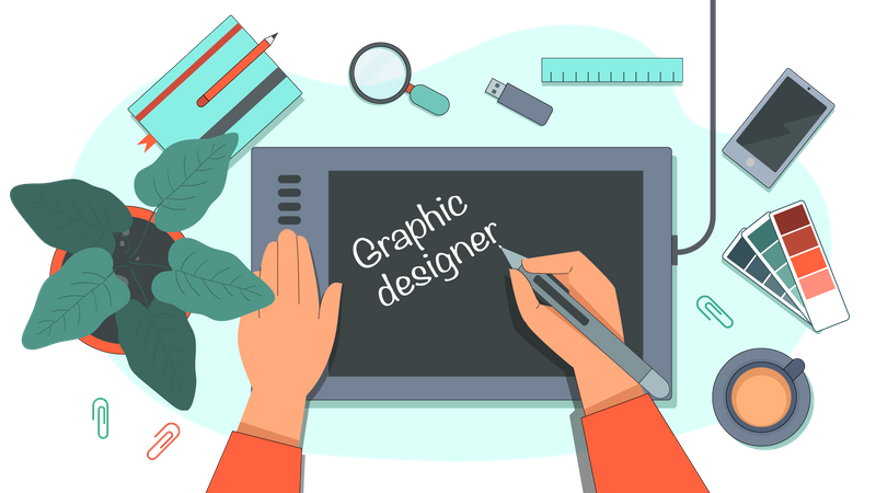 Graphic Designer  Illustration