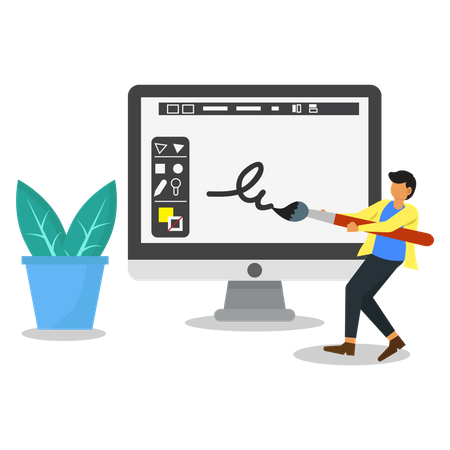 Graphic designer  Illustration