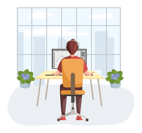 Graphic designer  Illustration