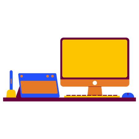 Graphic designer stuff  Illustration