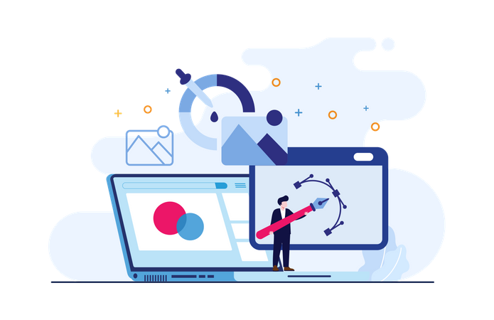 Graphics designing  Illustration