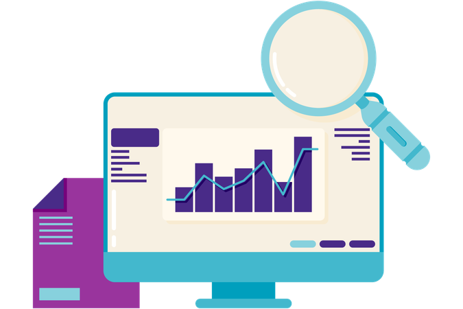 Tableau d'analyse en ligne  Illustration