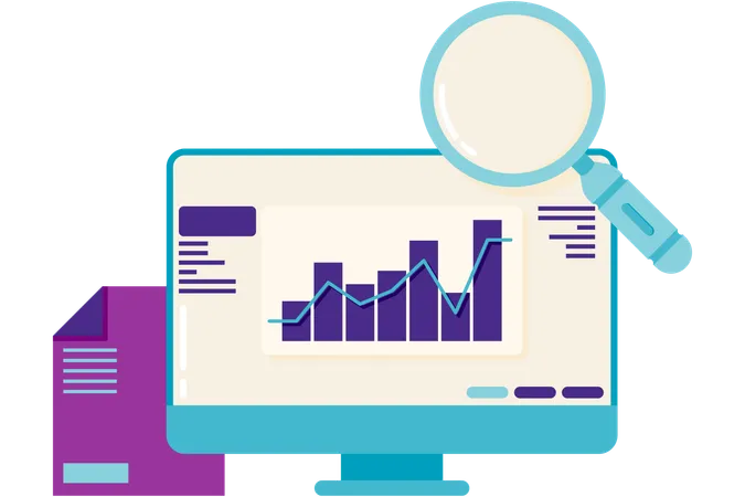 Tableau d'analyse en ligne  Illustration