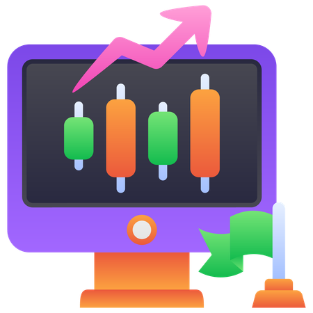 Graphique de croissance  Illustration