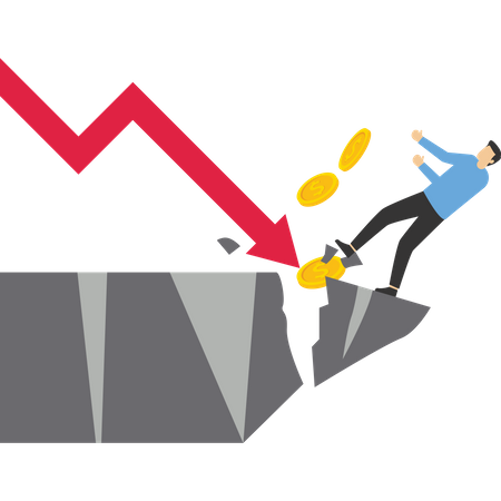 Un graphique déprimant frappe les hommes d’affaires  Illustration