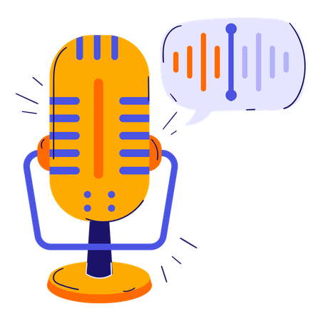 Gravação de áudio  Illustration