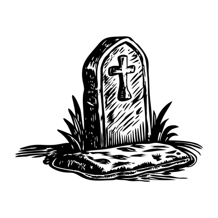Gravestone  Illustration