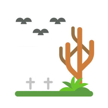 Graveyard  Illustration