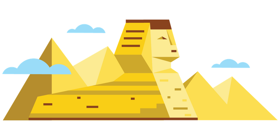 Great Sphinx Of Giza Illustration