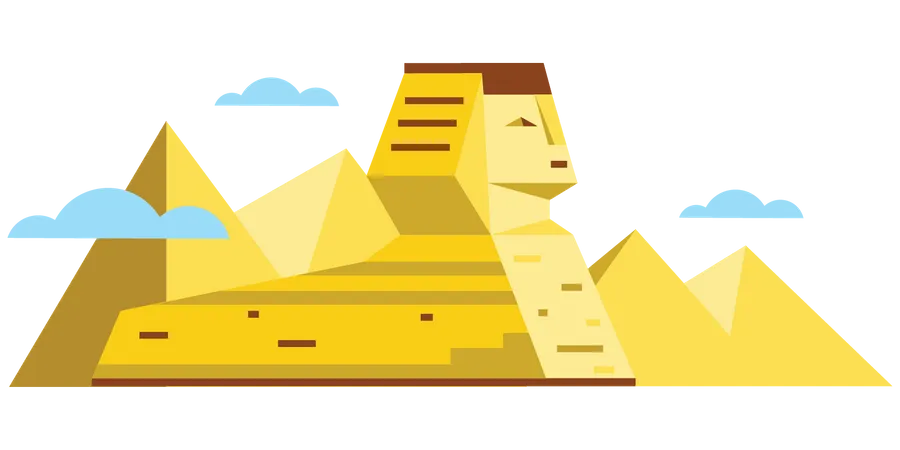 Great Sphinx Of Giza Illustration