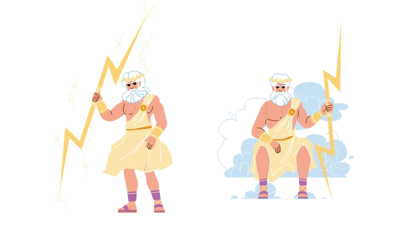 Greek God  Illustration